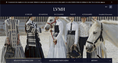 Desktop Screenshot of lvmh.fr