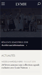 Mobile Screenshot of lvmh.fr