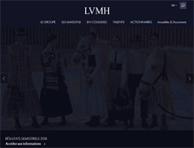 Tablet Screenshot of lvmh.fr